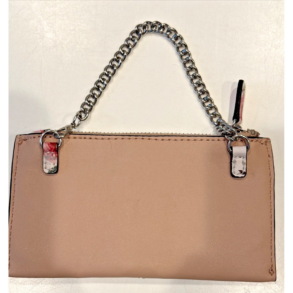 GUESS Floral Pattern Chain Pouch Long Wallet - Picture 4 of 16
